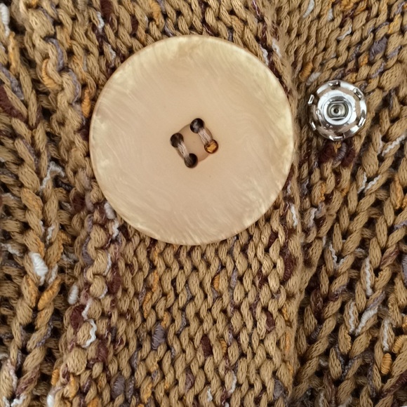 BCBG MaxAzria chunky cardigan, 3/4 bell sleeves - Picture 6 of 8